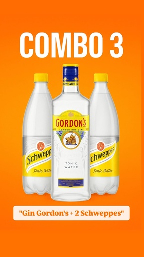 Combo 3 (Gin Gordons + 2 Schwepps)